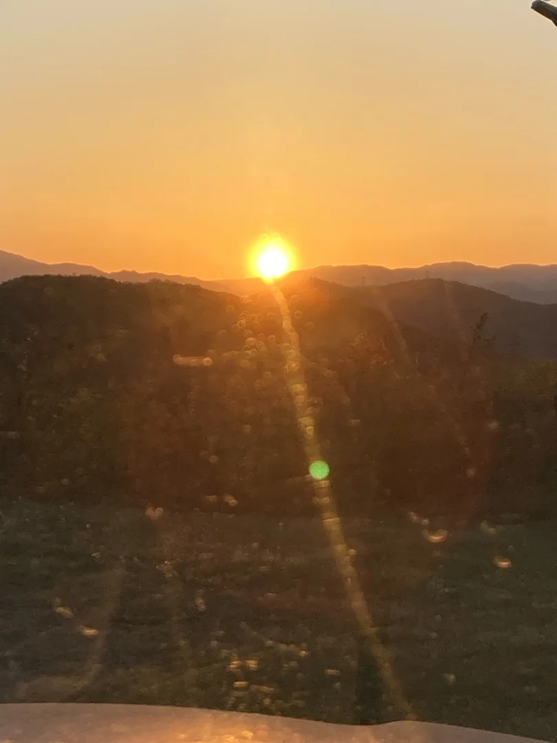 夕暮れ時の絶景